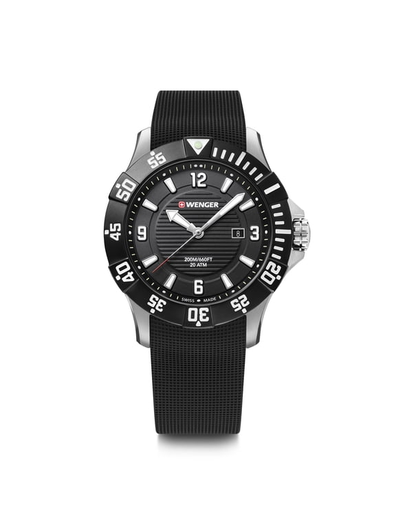 Swiss Army Men's 01.0641.132 Seaforce Black Dial Watch 43 mm MSRP $270