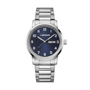 Wenger Swiss Army Mens 01.1541.121 Attitude Blue Dial Watch 42 mm MSRP $220