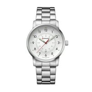 Wenger Swiss Army Mens 01.1641.114 Avenue White Dial Watch 42 mm MSRP $195