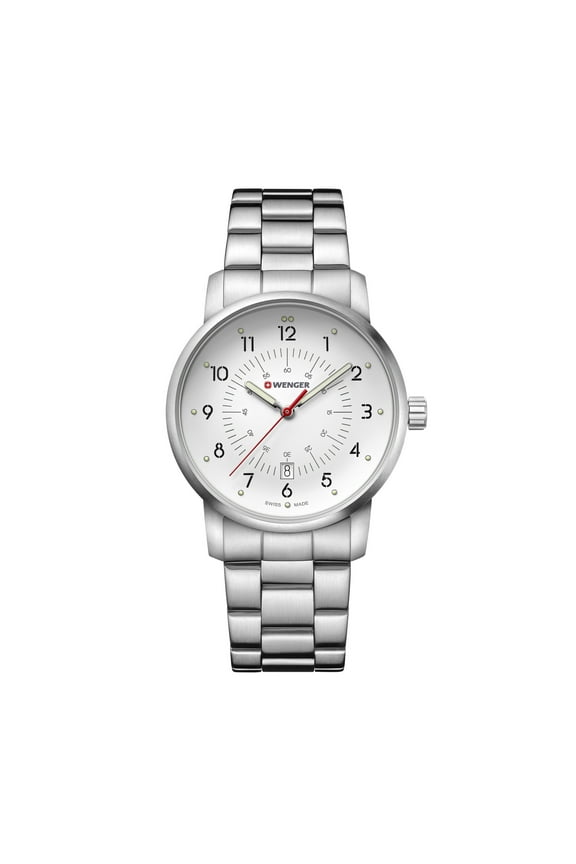 Swiss Army Men's 01.1641.114 Avenue White Dial Watch 42 mm MSRP $195