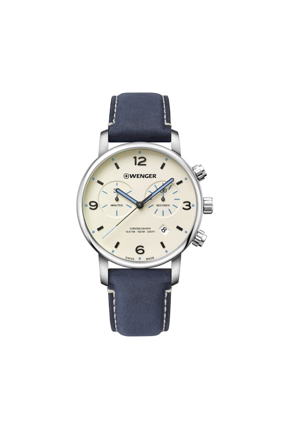 Swiss Army Men's 01.1743.119 Urban Metro Off White Dial 44 mm MSRP$320