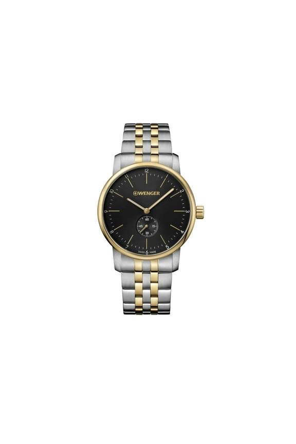 Urban Classic 42mm Two-Tone Steel Black Dial Men's Watch 01.1741.104