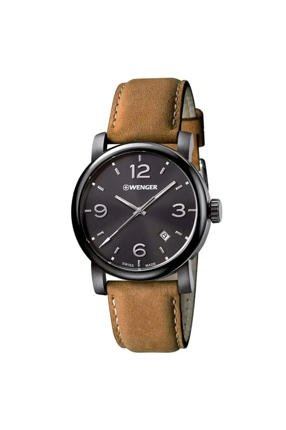 Urban Metropolitan Steel 41mm Black Dial Quartz Mens Watch 01.1041.129