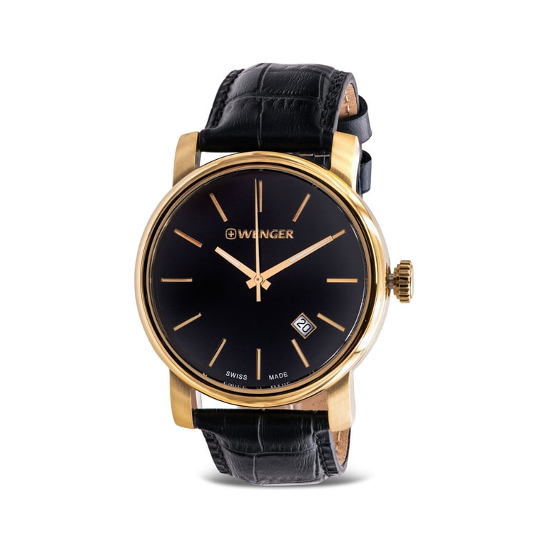 Wenger online leather watch