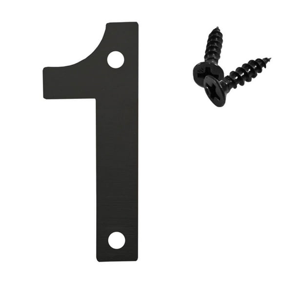 Wenini 3 In Floating Address House Numbers, Metal Letters Anti-Rust House Numbers with Nail Kits, Number for Door Garden Mailbox