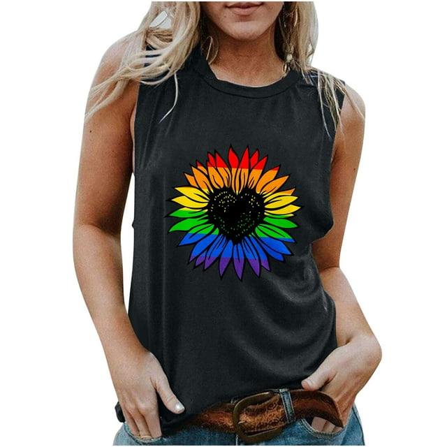 Wenini 4th of July Tops for Women American Flag Star Striped Print