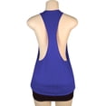 thumbnail image 1 of Wenini Women's Tank Tops Backless Racerback Sleeveless Solid Casual Loose Summer High Neck Tops Workout, Blue S, 1 of 3