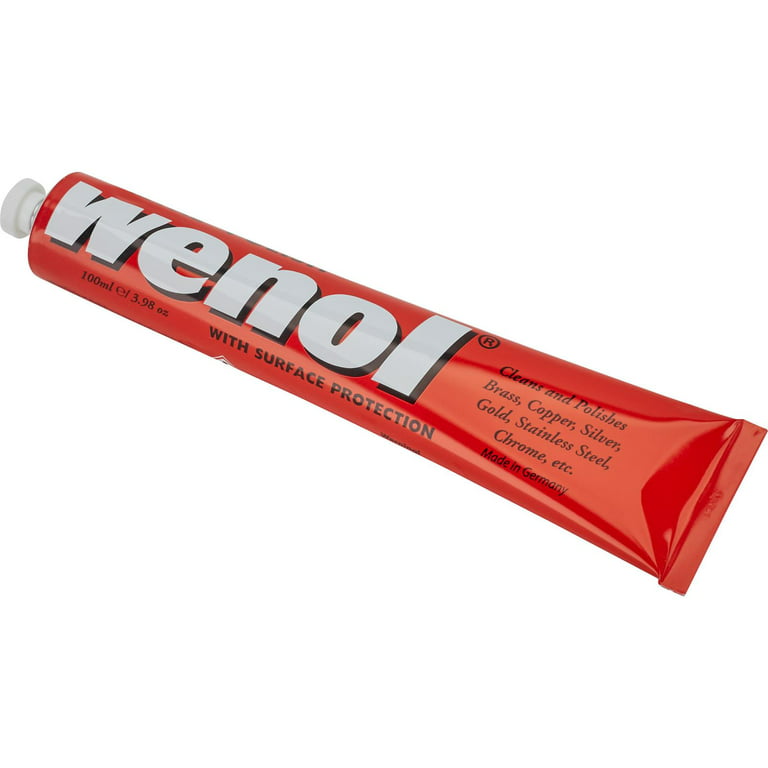 WENOL Metal Cleaner and Polish Kit, Red and Blue Tube - 100 ML