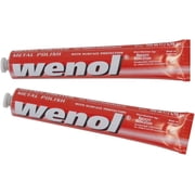 Pack of 2 Wenol Red Ultra Soft Auto Metal Polish - 100 ml / 3.98 fl oz Tube