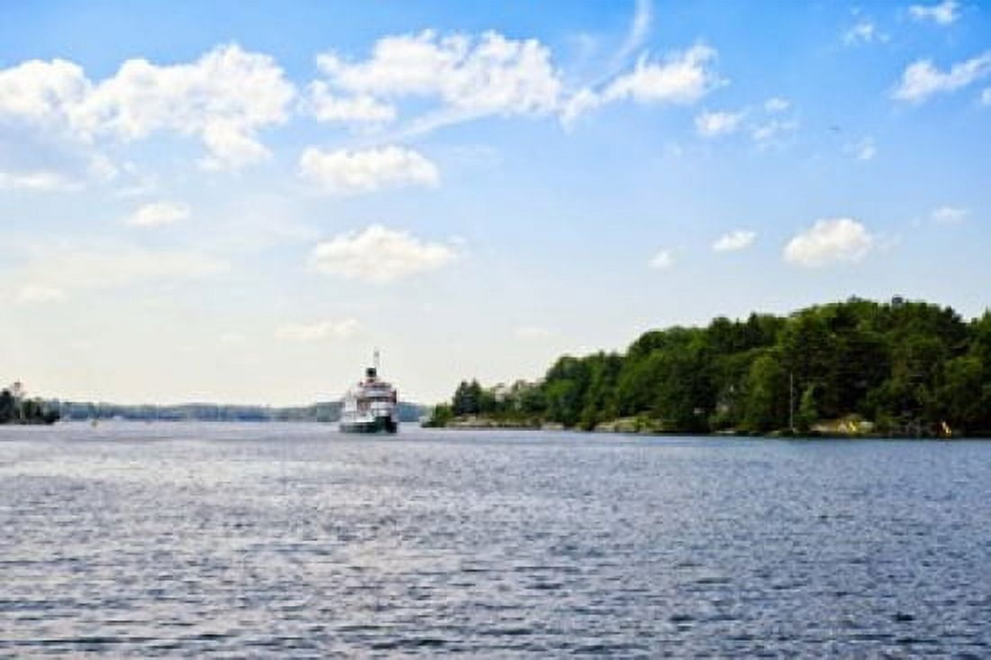 Wenonah II steamship in a lake Lake Muskoka Gravenhurst Bay Ontario Canada Canvas Art - Panoramic Images (36 x 24)