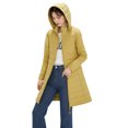 thumbnail image 1 of Wenseny Women’s Knee Length Long Puffer Coat Outerwear Casual Warm Padded Down Jacket Yellow 2XL, 1 of 8