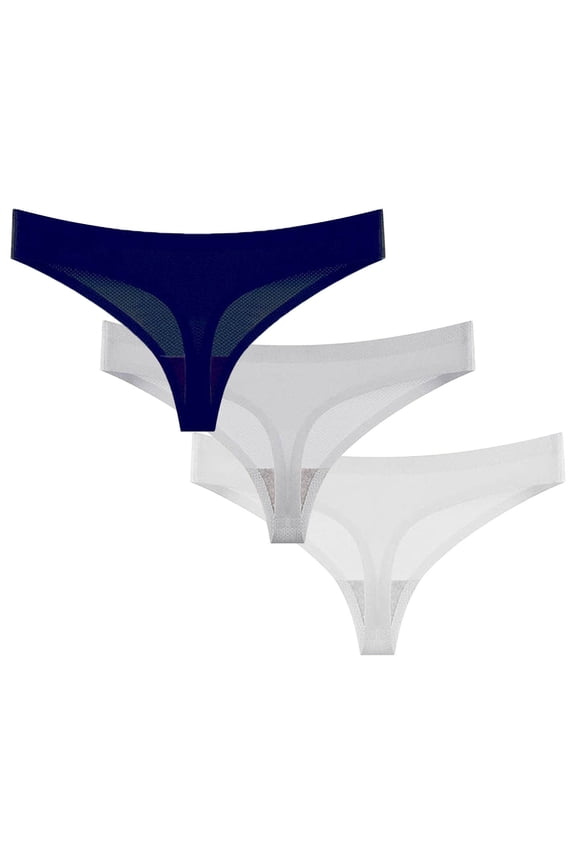 3PC Fall Womens Underwear Plus Size Soft Stretch Panties for Women