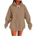 thumbnail image 1 of Wensltd Black Hoodie for Women Sweatshirts with Pocket Casual Long Sleeve for Women, 1 of 5