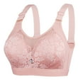 thumbnail image 1 of Wensltd Bras Women Back Closure Push Up T Shirt Bras Full Coverage Wireless Support Seamless Design Comfortable Solid Color Bras, 1 of 1