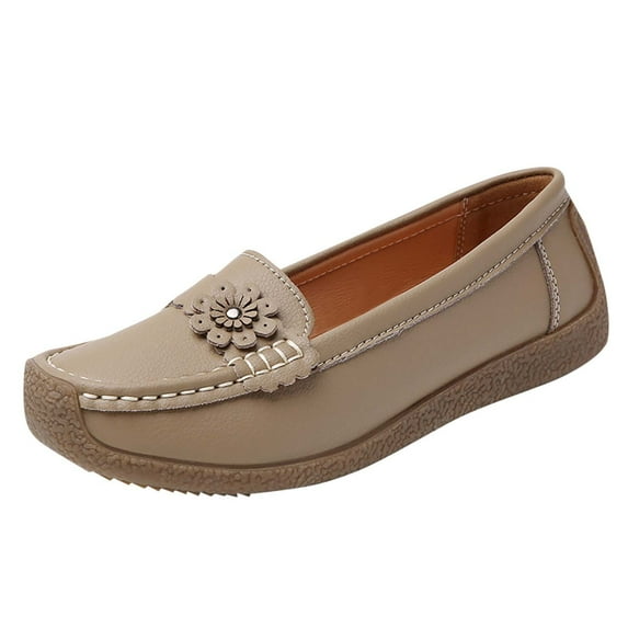 Wensltd Casual Penny Loafers for Women Versatile Soft Sole Women Dressy Shoes Comfortable Flat Loafers