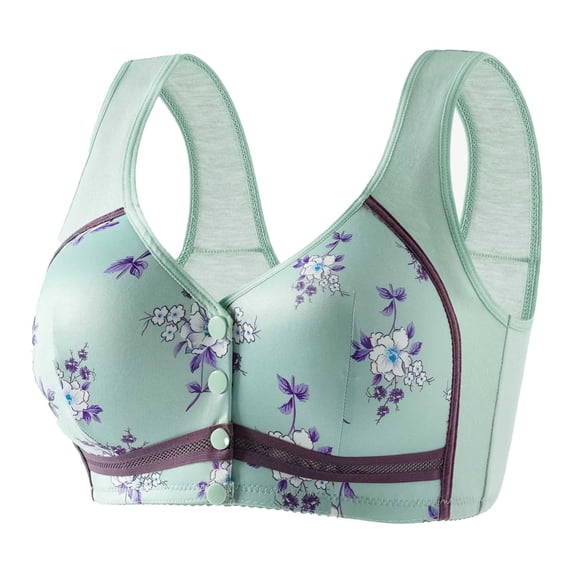 Wensltd Everyday Wireless Bras Women Lightweight Full Coverage Bras Seamless Design Comfortable Lift Bras