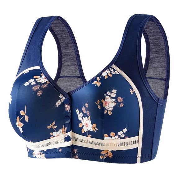 Wensltd Everyday Wireless Bras Women Lightweight Full Coverage Bras Seamless Design Comfortable Lift Bras
