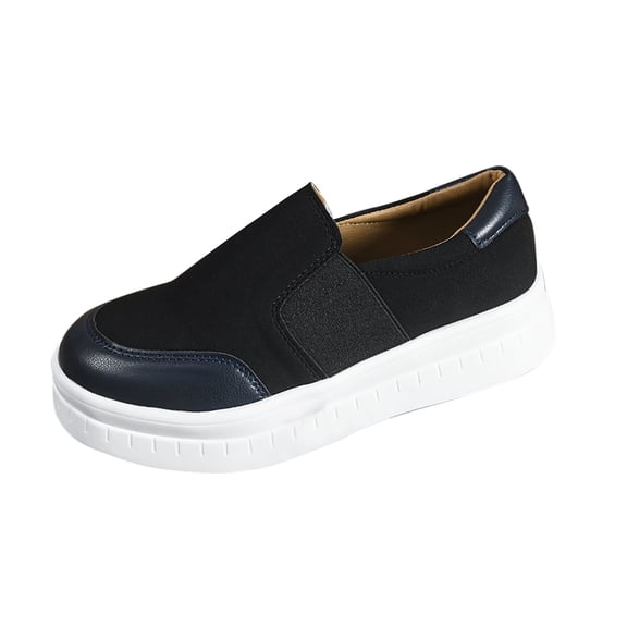 Wensltd Fall Shoe for Women Wide Width Comfortable Design Versatile for Work Office Women Black Shoe
