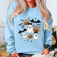thumbnail image 1 of Wensltd Fall V Neck Sweatshirt for Women Funny Halloween Long Sleeve Graphic Family Party Tops, 1 of 3