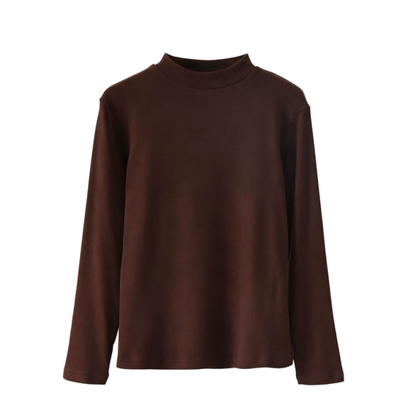 Wensltd Fashion Winter Warm Pajamas Top for Women Casual Fleece-lined Sleepwear Soft Plus Size Nightwear Set S-XXL