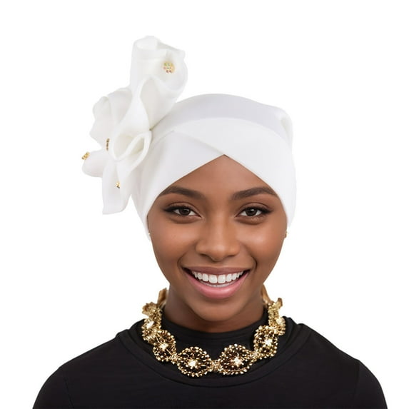Wensltd Formal Hat for Women Gray Floral Decoration Spring Summer Fashion Elegant Vintage Party Wedding