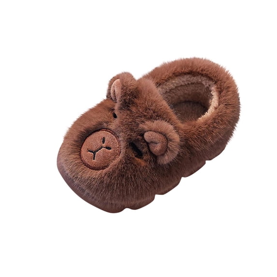Wensltd Fuzzy Slippers for Women Home Open Toe Plush Fleece Lined Indoor Outdoor Winter Warm House Shoes