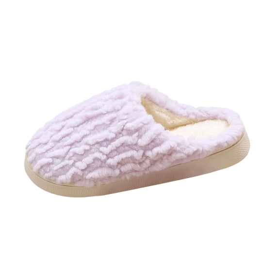 Wensltd House Slippers for Women Warm Memory Foam Comfy Indoor and Outdoor Slippers Wide Width