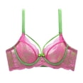 thumbnail image 1 of Wensltd Lace Bras for Women Wireless Bras Lightweight Breathable Push Up Support Comfortable Fit Everyday Wear Solid Color Bras, 1 of 1