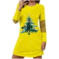 thumbnail image 1 of Wensltd Loose Fit Christmas Print Nightdress for Women Black Fashion Clothing Winter Soft Lightweight Sleepshirt, 1 of 6