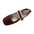 thumbnail image 1 of Wensltd Mary Jane Flat Shoe for Women Versatile Casual Shoes Soft Sole Classic Style Work Office Wear, 1 of 8