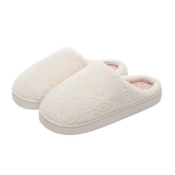 Wensltd Memory Foam Slippers for Womens Warm House Shoes Comfortable Bedroom Indoor Cotton Slippers