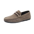 thumbnail image 1 of Wensltd Men Round Toe Loafers Spring Summer Soft Sole Wide Width Lightweight Shoes for Outdoor Walking Khaki, 1 of 9
