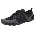 thumbnail image 1 of Wensltd Men Summer Water Shoes Breathable Soft Sole Beach Diving Hiking Walking Shoes Wide Width Black, 1 of 9