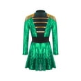 thumbnail image 1 of Wensltd Men Womens Costume Circus Sequins Shiny Ringmaster Leotard Dress for Halloween Party, 1 of 5