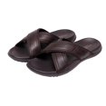 thumbnail image 1 of Wensltd Men's Sandals Summer Casual Solid Color Flip Flop Sandals Round Toe Lightweight Beach Outdoor Wear Comfortable Fashion Brown, 1 of 7