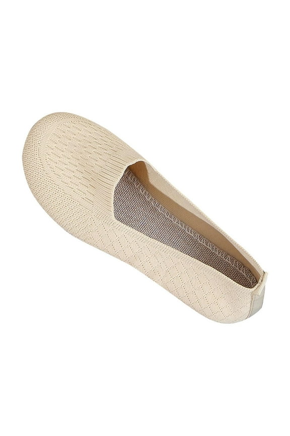 Mesh Flat Shoes for Women Casual Breathable Work Walking Shoes Lightweight Comfortable