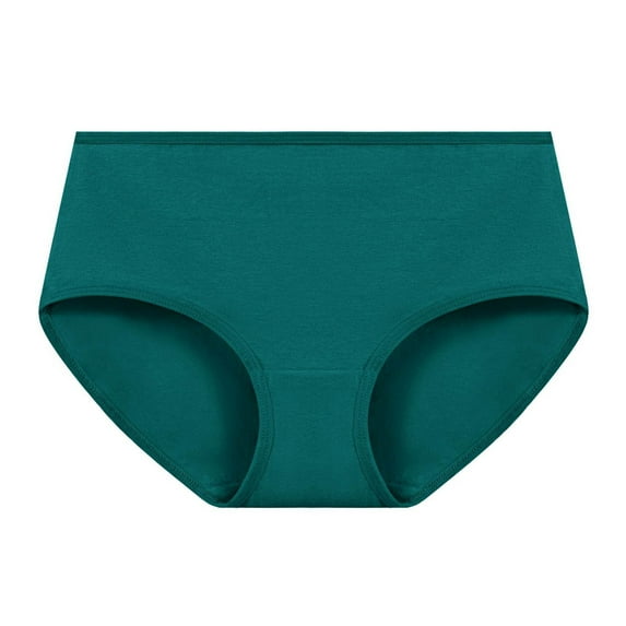 Wensltd Period Panties for Women Plus Size Solid Color Soft Elastic Comfortable Briefs