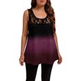 thumbnail image 1 of Wensltd Plus Size Tank Tops for Women U Neck Lace Sleeveless Blouse Loose Casual Tunic, 1 of 6