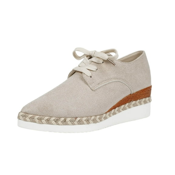 Wensltd Pointed Toe Flat Shoes for Women Casual Versatile Low-Top Lace-Up Hiking Running Shoes Comfortable