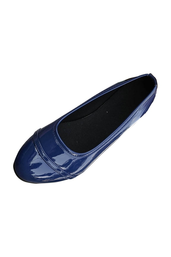 Round Toe Shoe for Women Solid Color Low Heel Casual Shallow Mouth Comfortable Shoe