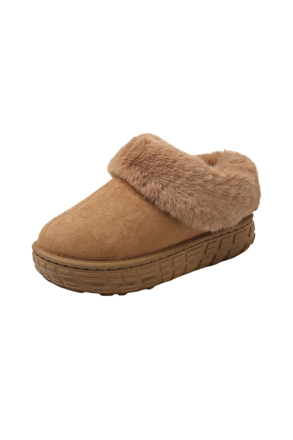 Snow Boots for Women Moccasin Comfortable Warm Fuzzy Winter Shoes Indoor Outdoor Walking Shoes