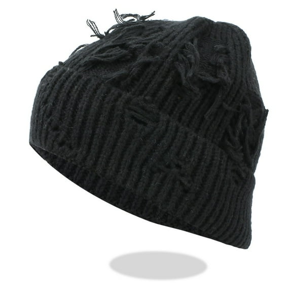 Wensltd Street Style Hip Hop Winter Warm Woolen Hat for Unisex Women Men Autumn Trendy Beanie for Casual Outfits