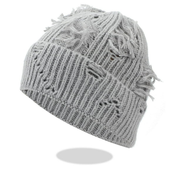 Wensltd Street Style Hip Hop Winter Warm Woolen Hat for Unisex Women Men Autumn Trendy Beanie for Casual Outfits