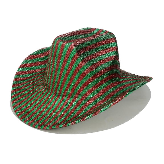 Wensltd Stylish Christmas Hats for Men Women Unisex Adults Dress Up Costume Party Hats Festive Holiday Headwear Accessory