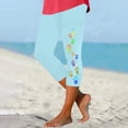 thumbnail image 1 of Wensltd Summer Capri Leggings for Women High Waisted Print Leggings, 1 of 4