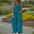thumbnail image 1 of Wensltd Summer Jumpsuits for Women Dressy Sleeve Wide Leg Pants Rompers Elegant One Piece Outfits, 1 of 7