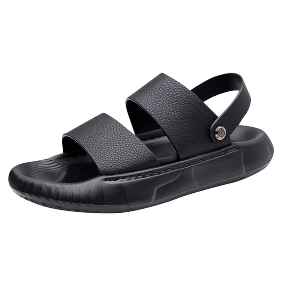 Wensltd Summer Slippers for Men House Shower Sandals Non-Slip Foam Lightweight Pool Bathroom Shoes
