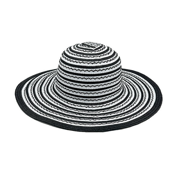 Wensltd Summer Wide Brim Straw Hat for Women Sun Protection Spring Summer Travel Beach Vacation