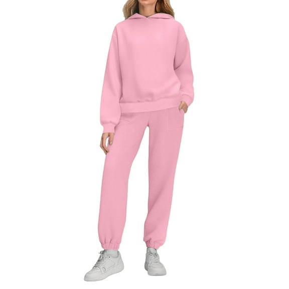 Wensltd Sweatsuits for Women Set 2 Piece Long Sleeve Pullover Sweatshirts Sweatpants Tracksuit Fall Casual Outfits