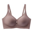 thumbnail image 1 of Wensltd Women Back Closure Sports Bras for Running Yoga Fitness Back Design Solid Color Breathable Full Support Daily Comfort Bras, 1 of 2